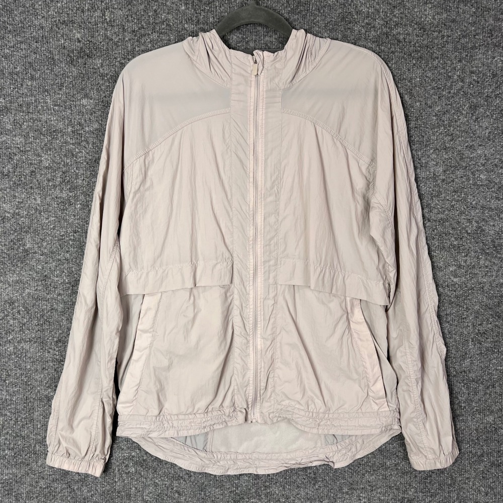 Lululemon Hooded Windbreaker Jacket Womens 8 Lightweight Zip